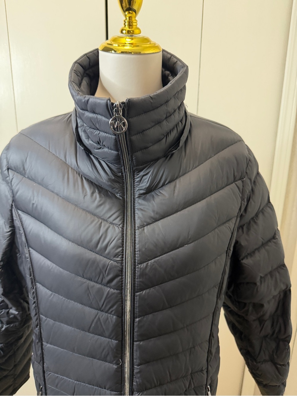 Michael Kors Black Quilted Down-Fill Jacket - Picture 3 of 9